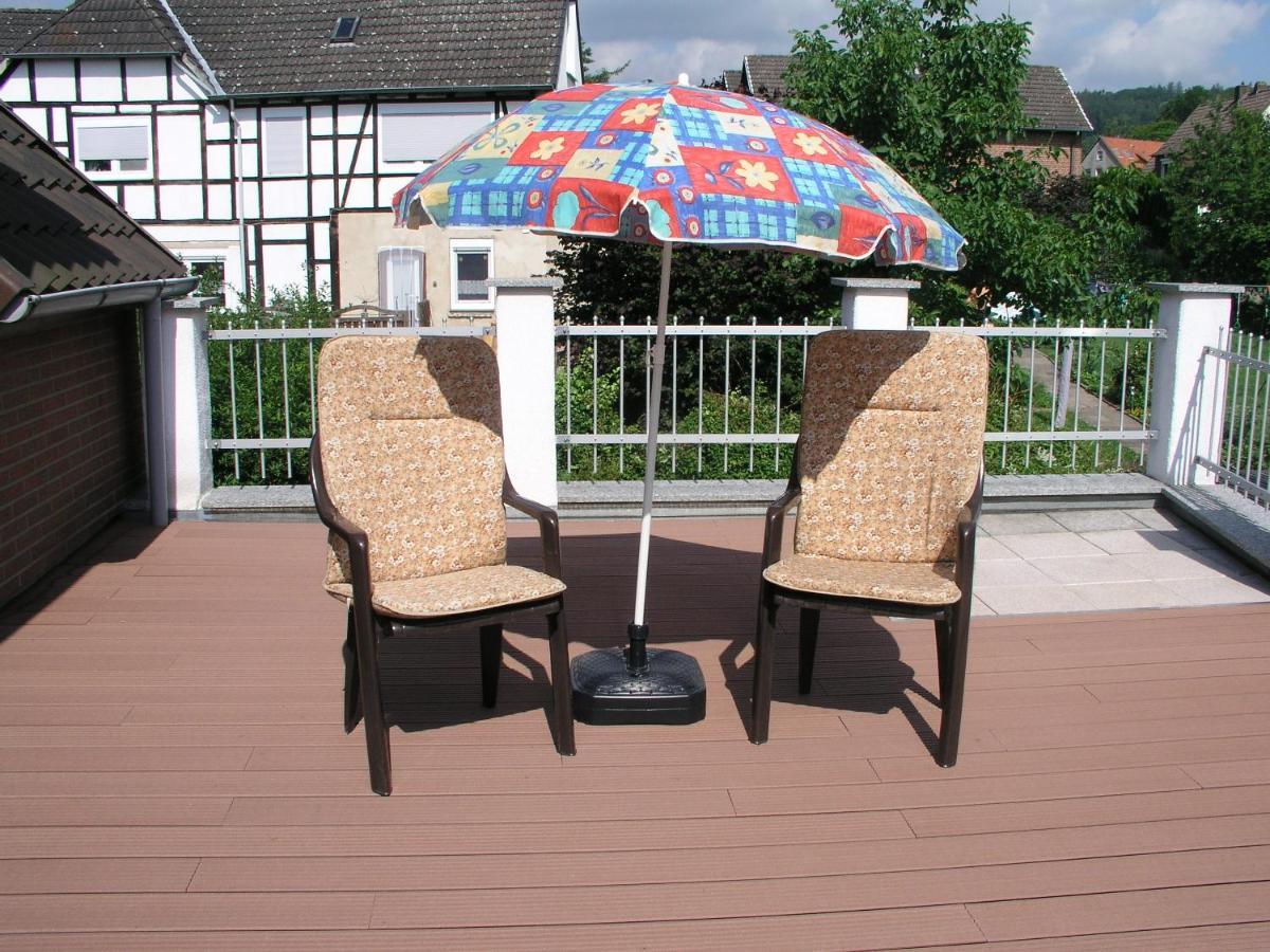 Ferienwohnung Am Deister Mit Grossem Balkon Springe Exterior foto